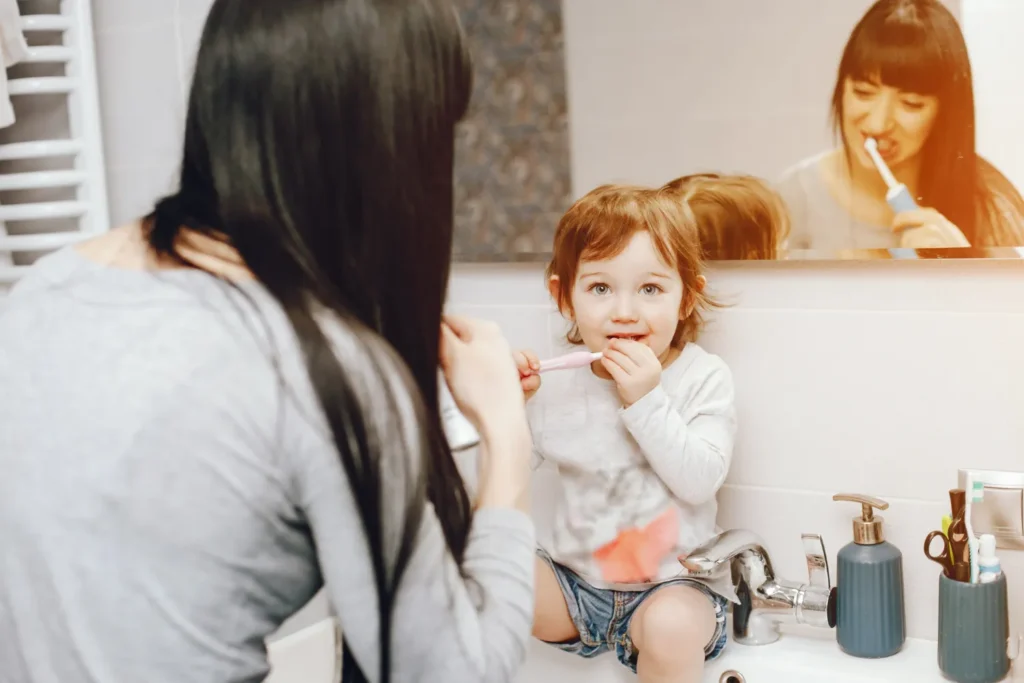 brush infant teeth